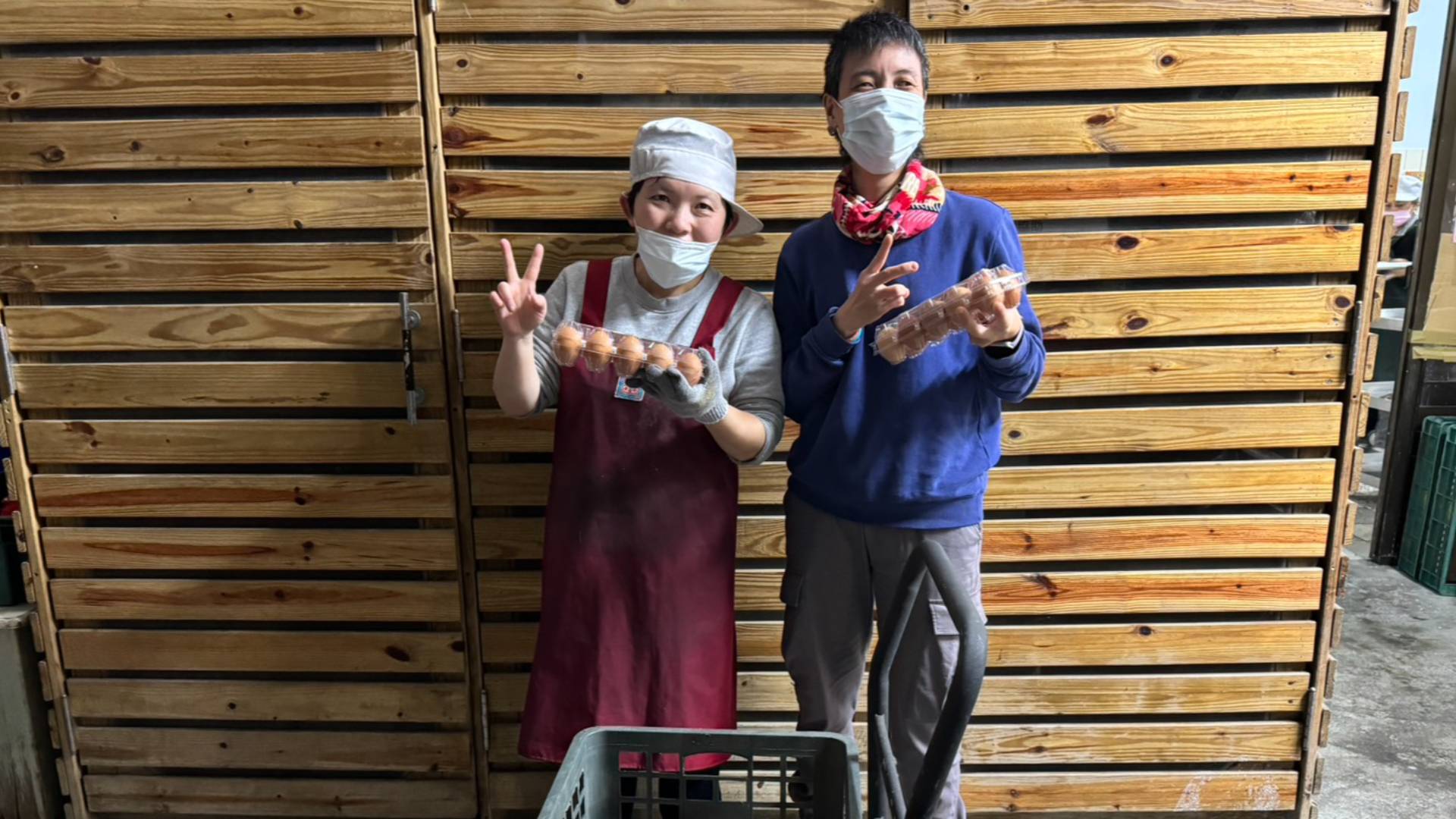 林映君女士捐贈400顆雞蛋